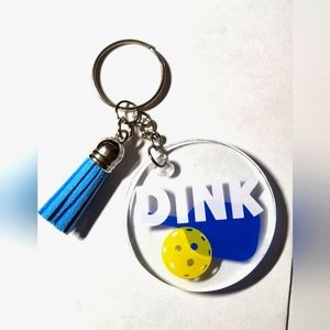 Pickleball Keychain"DINK"